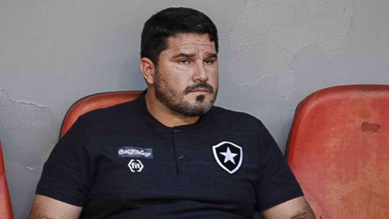 Eduardo Barroca durante Palmeiras x Botafogo em Brasília (Osvaldo Lima/Photo Premium/Lancepress!)