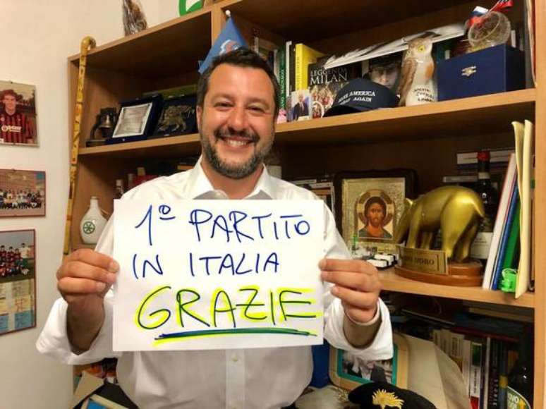 Partido de Salvini é o mais votado na Itália para o Parlamento Europeu
