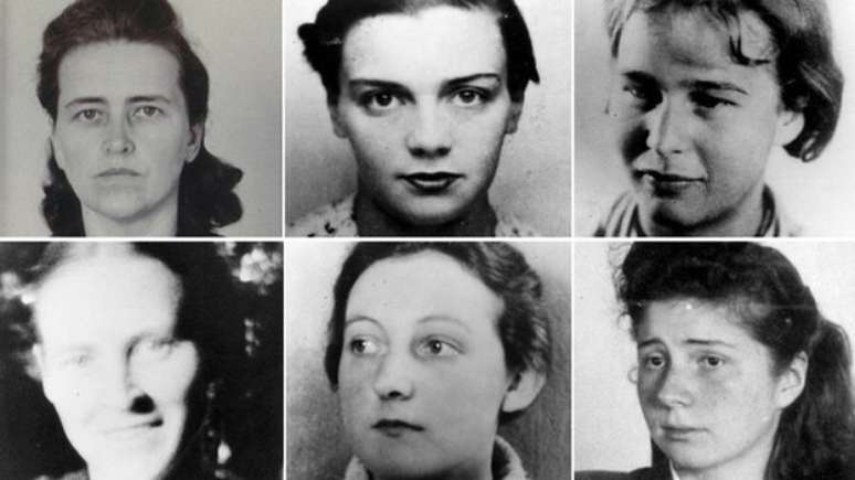Algumas das mulheres cujos corpos foram examinados por Stieve (fonte: GDW)