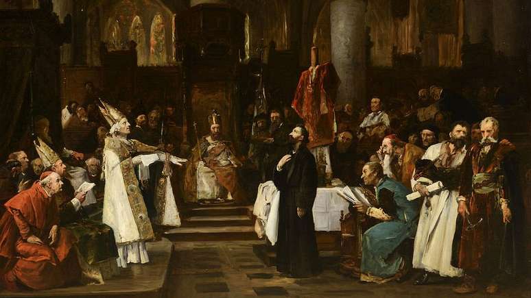 Nata da elite europeia marcou presen&ccedil;a no julgamento de Jan Hus