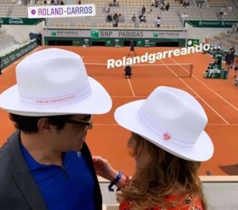 Raí apareceu em Roland Garros no dia que o São Paulo perdeu para o Corinthians