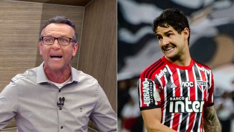 Neto 'pistolou' mais uma vez, dessa vez o alvo foi Alexandre Pato (Foto: Reprodução/Gero Rodrigues/Ofotografico)