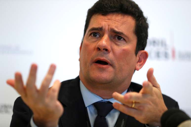 Ministro da Justiça, Sergio Moro, em Estoril
28/05/2019
REUTERS/Rafael Marchante