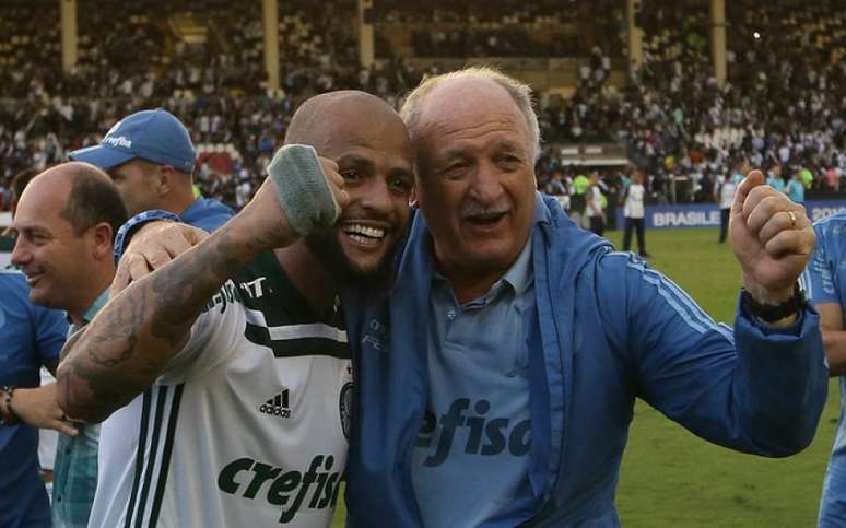 Felipe Melo credita a Felipão a melhora de seu comportamento dentro de campo (Agência Palmeiras/Divulgação)