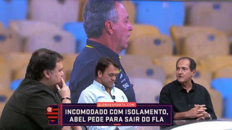 Muricy ficou do lado de Abel Braga (Foto: Reprodução/Sportv)