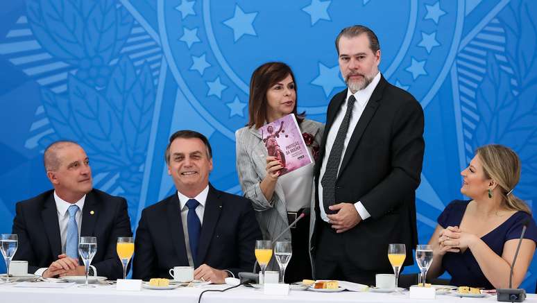Ministro Dias Toffoli em café da manhã com lideranças do governo