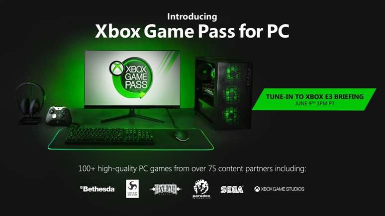 Microsoft anuncia Xbox Game Pass para o PC e mais jogos no Steam