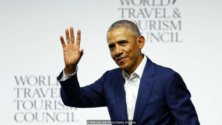 Obama participou de uma sessão de perguntas e respostas durante a cúpula global do Conselho Mundial de Viagens e Turismo, na Espanha