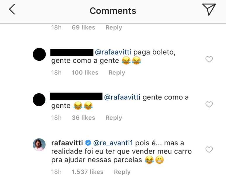 Internauta questiona se viagem para Maldivas foi cara e Rafael Vitti responde.