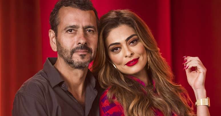 Amadeu (Marcos Palmeira) e Maria da Paz (Juliana Paes): A Dona do Pedaço já bateu a maior audiência da antecessora O Sétimo Guardião