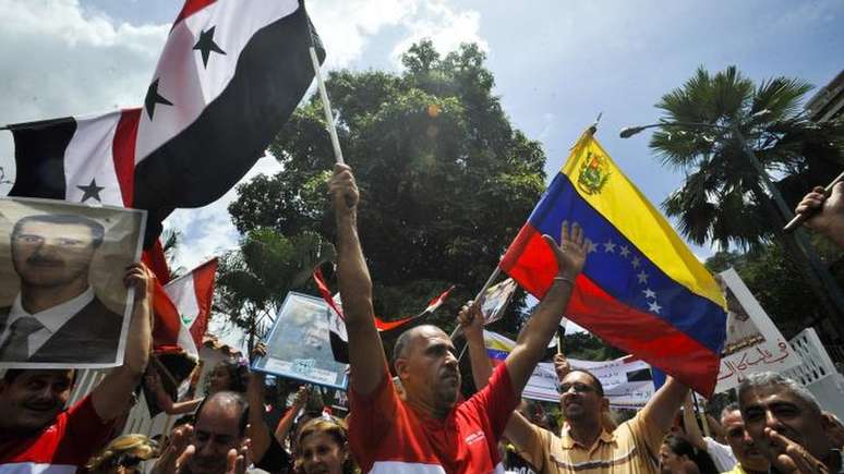 O presidente sírio diz que o que acontece na Venezuela é "semelhante" ao que acontece na Síria