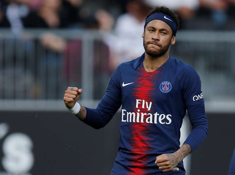 Neymar em jogo pelo Paris Saint Germain 