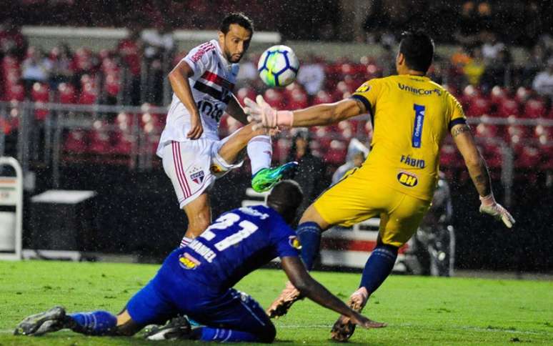 Último encontro: São Paulo venceu por 1 a 0 no Morumbi pelo Brasileiro de 2018 - Renato Gizzi/PhotoPremium