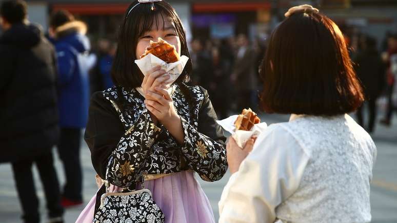 A comida &eacute; um elemento crucial na cultura sul-coreana