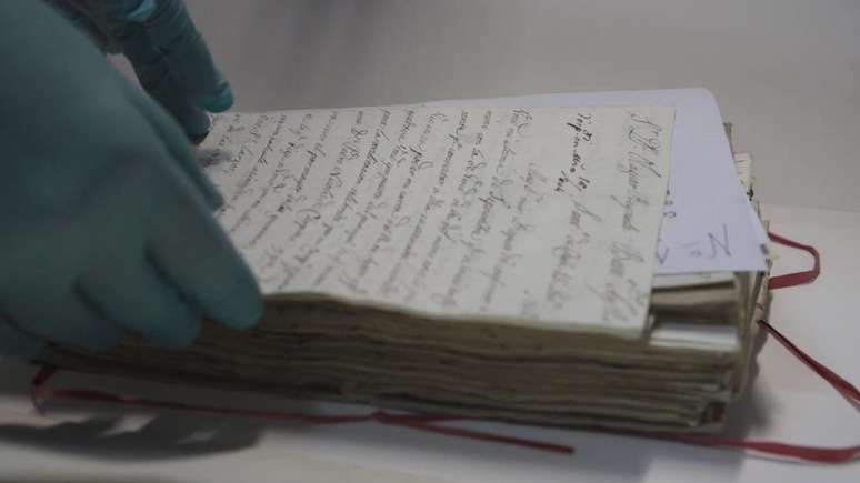 Esta correspond&ecirc;ncia descreve a situa&ccedil;&atilde;o em que os escravos se encontravam