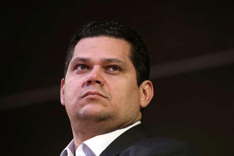 Alcolumbre em evento em Campos do Jordão 5/4/2019 REUTERS/Amanda Perobelli