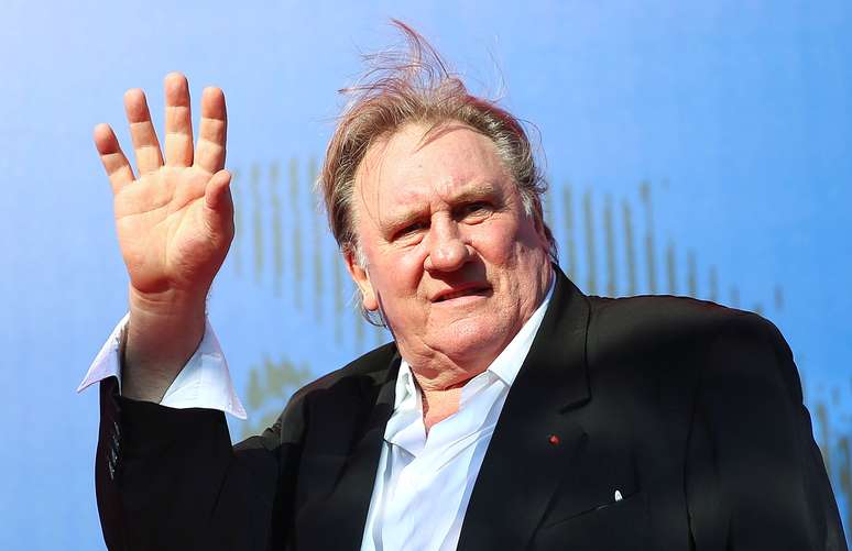 Depardieu, durante festival de Veneza  5/9/2017  REUTERS/Alessandro Bianchi