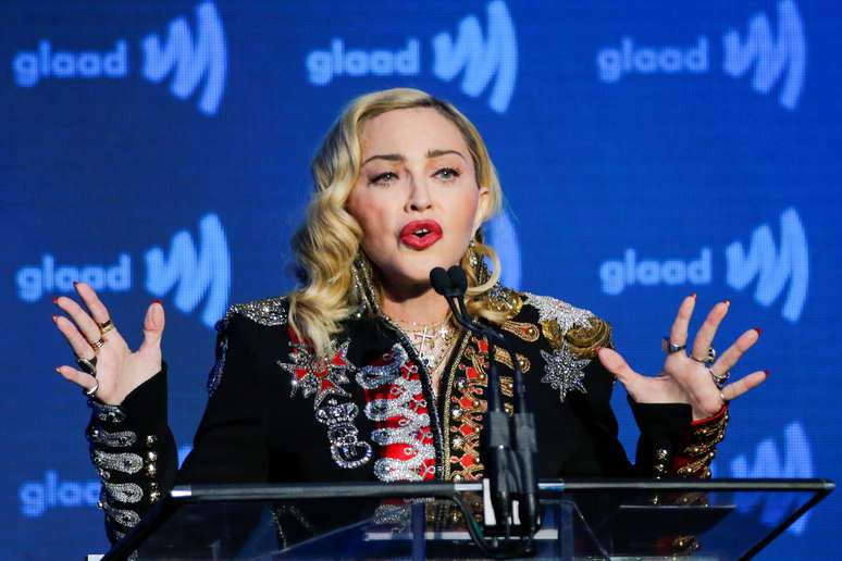 Madonna, em evento em Nova York 4/5/2019 REUTERS/Eduardo Munoz