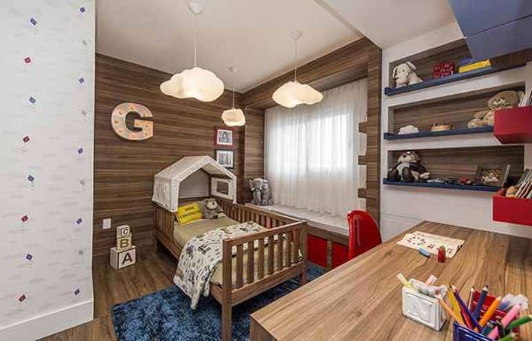 4- Os móveis planejados quarto infantil podem ser personalizados. Fonte: Espaço do Traço Arquitetura