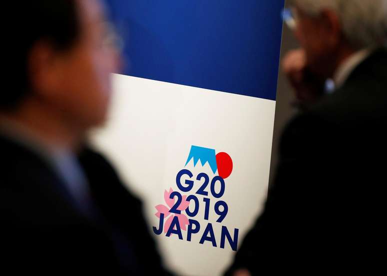 Logo de reunião do G20 em Tóquio
17/01/2019
REUTERS/Issei Kato