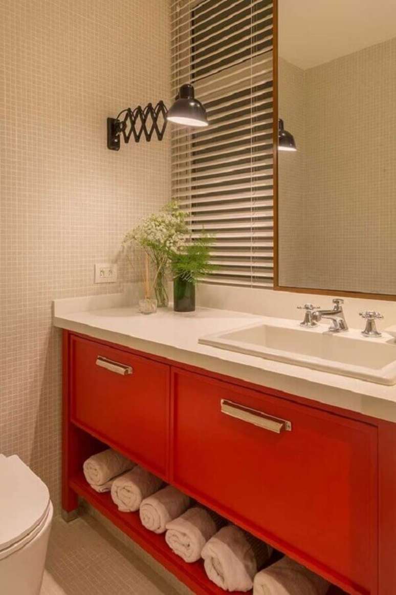 17. Tons de vermelho podem levar mais personalidade para a decora&ccedil;&atilde;o dos ambientes &ndash; Foto: Pinterest