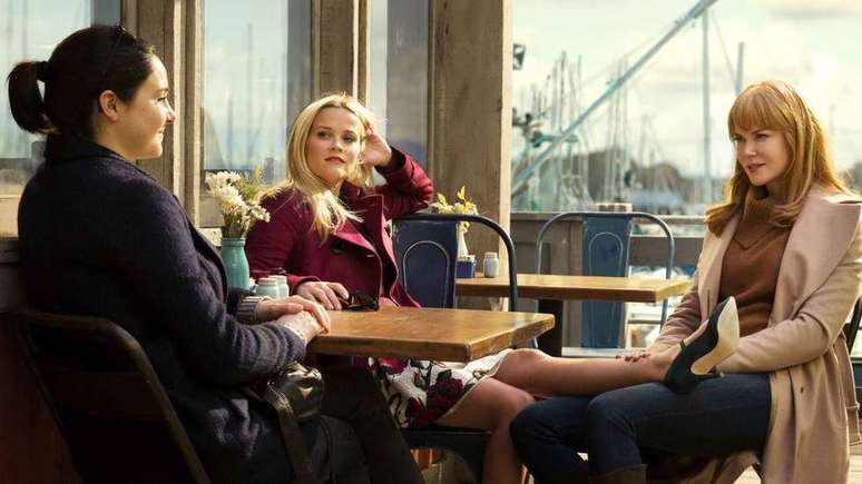 Shailene Woodley, Reese Whiterspoon e Nicole Kidman, protagonistas de 'Big Little Lies'.