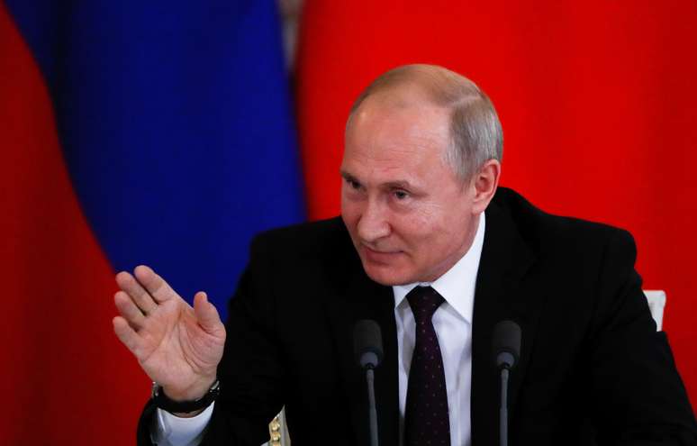 Presidente russo, Vladimir Putin, em Moscou
05/06/2019
REUTERS/Evgenia Novozhenina