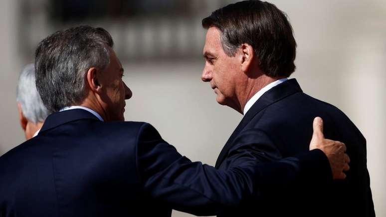 Mercosul foi um dos principais temas do encontro entre comitivas de Macri e Bolsonaro