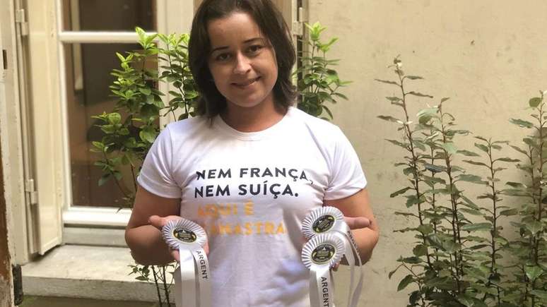 Maria Lucilha de Freitas ganhou tr&ecirc;s medalhas de prata em sua primeira participa&ccedil;&atilde;o em um concurso internacional