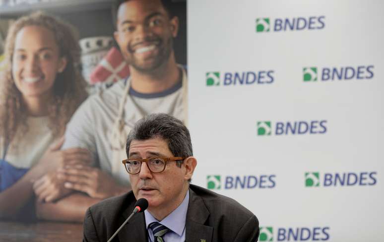 Presidente do BNDES, Joaquim Levy, dá entrevista coletiva no Rio de Janeiro
14/05/2019 REUTERS/Ricardo Moraes