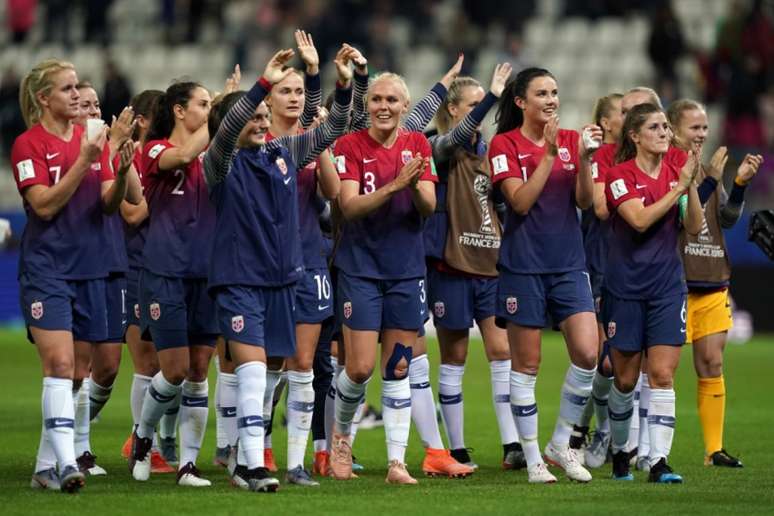 Noruega venceu a Nigéria pela Copa do Mundo Feminina (Foto: LIONEL BONAVENTURE/AFP)