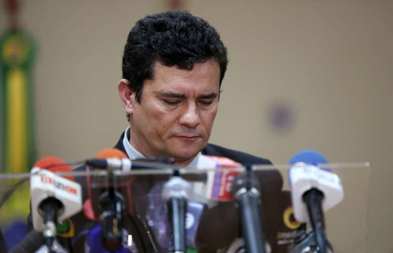 Ministro da Justiça, Sergio Moro, dá entrevista coletiva em Manaus
10/06/2019 REUTERS/Bruno Kelly