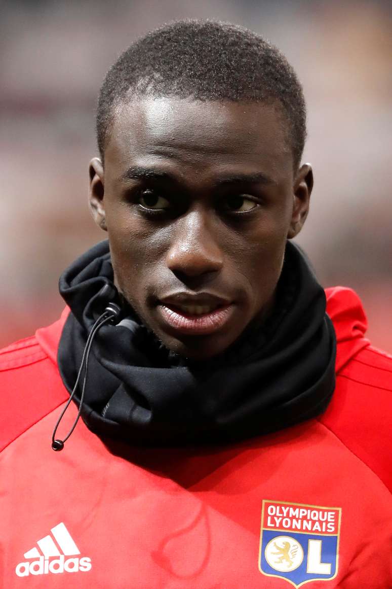 Ferland Mendy durante partida do Olympoque Lyon contra o Nice
12/02/2019 REUTERS/Eric Gaillard 