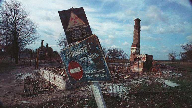 O desastre em Chernobyl em 1986 foi um dos acidentes nucleares mais mortíferos da história