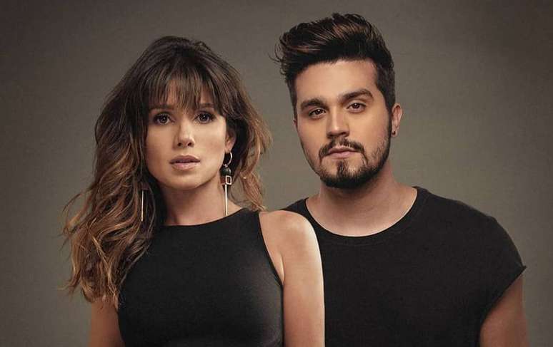 Paula Fernandes e Luan Santana em divulgação do single 'Juntos', versão de 'Shallow'.