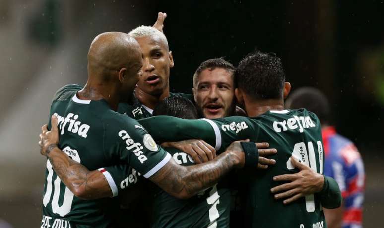 Palmeiras venceu seis dos sete jogos no Brasileirão 2019 e ainda não perdeu no torneio (Foto: Divulgação/Twitter)