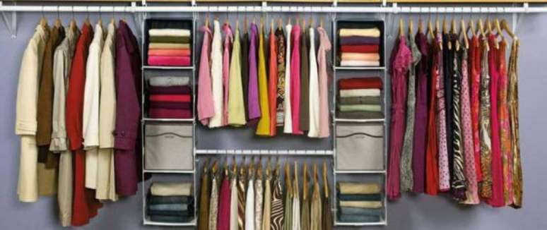 15. Como organizar guarda roupa? Separe por tamanhos!