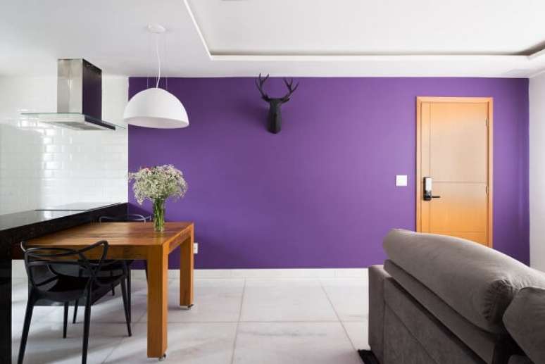 12. Mesa retr&aacute;til para sala de jantar. Fonte: Pinterest