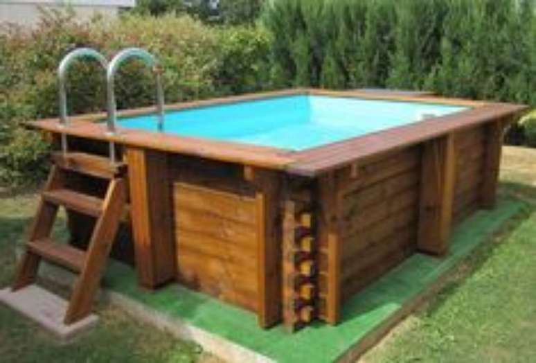 46. Piscinas de paletes menores também são incríveis! – Foto: Pinterest