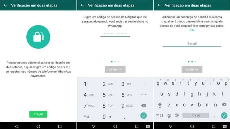 Como ativar verifica&ccedil;&atilde;o em duas etapas no WhatsApp