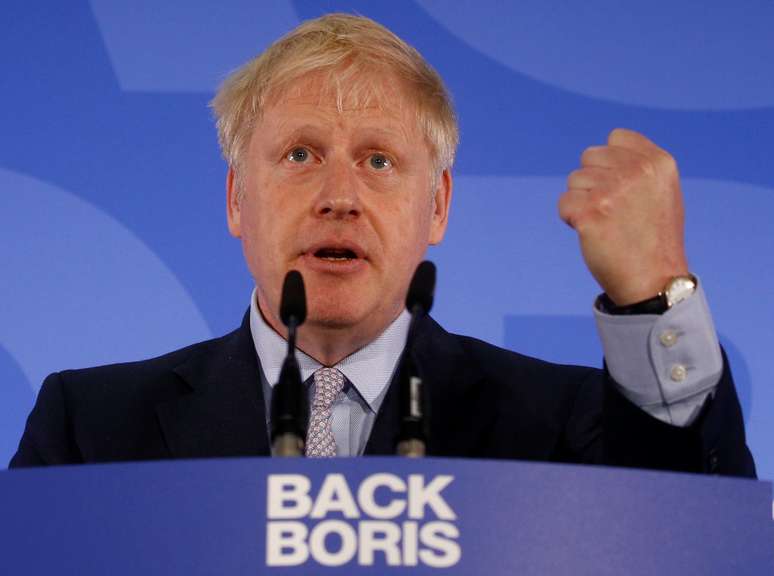 Candidato a premiê britânico Boris Johnson
12/06/2019
REUTERS/Henry Nicholls