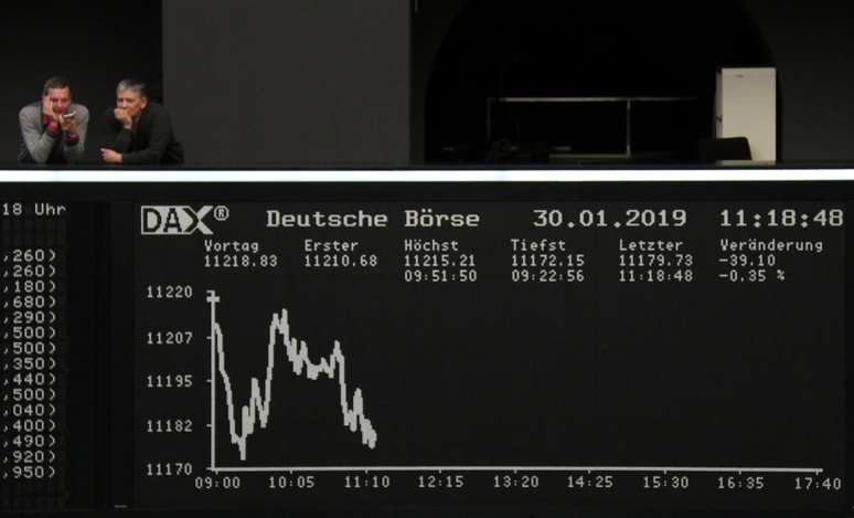 Bolsa de Valores de Frankfurt, Alemanha 30/01/2019 REUTERS/Staff