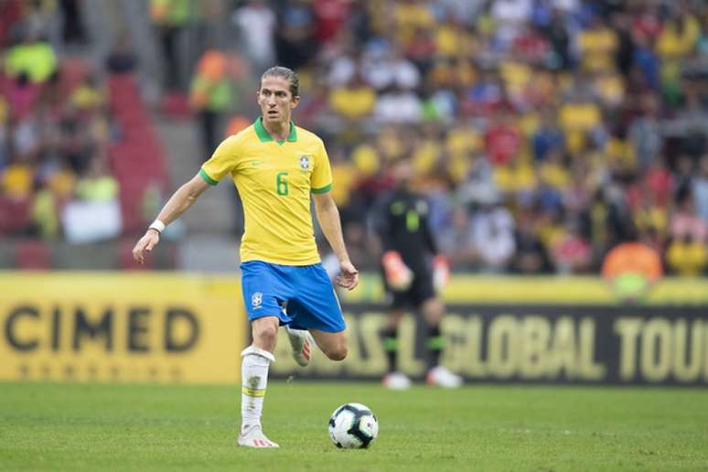 Filipe Luís será titular da Seleção Brasileira nesta Copa América (Foto: Lucas Figueiredo/CBF)