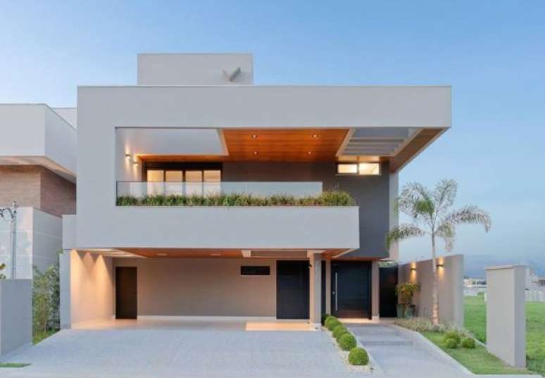 54. Casas bonitas e modernas são surpreendentes em cada detalhe. Use sua criatividade! Projeto por: Viva Decora.