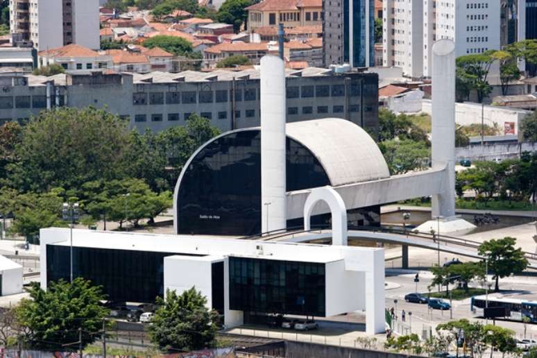 Vista geral do Memorial da América Latina