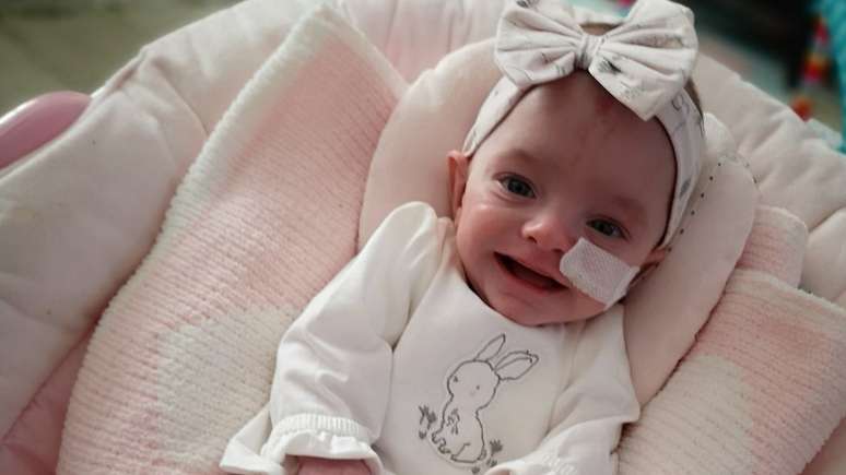 Ivy Worsley é hoje uma menina saudável de nove meses