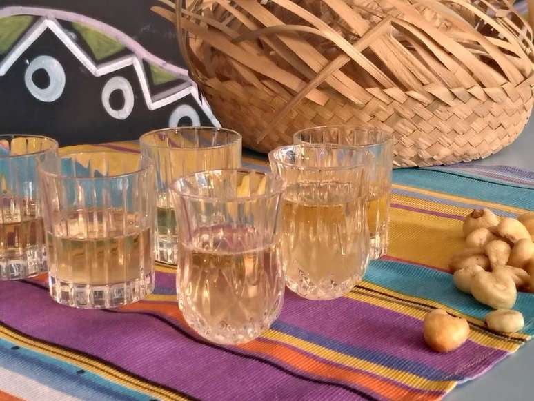 Quent&atilde;o de pisco e milho peruano.