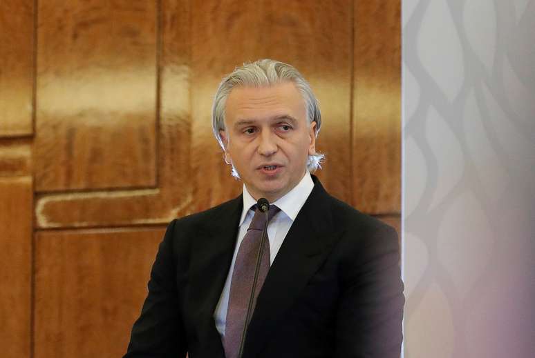 Alexander Dyukov, chefe da Gazprom Neft. REUTERS/Tatyana Makeyava