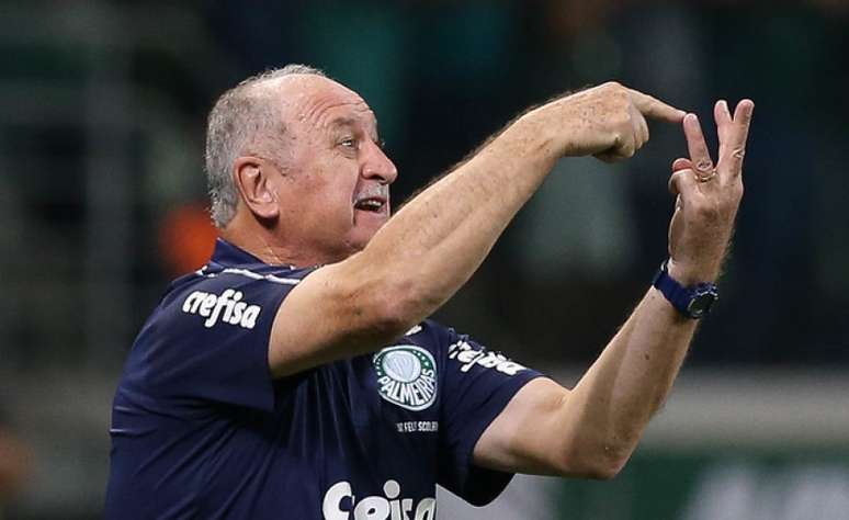 Esta é a terceira vez que Felipão alcança a décima vitória consecutiva por clubes (Agência Palmeiras/Divulgação)