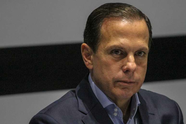 O governador de Sao Paulo, João Doria (PSDB), durante coletiva de imprensa 